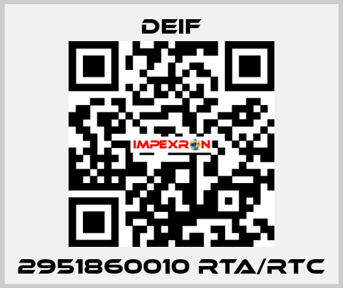 2951860010 RTA/RTC Deif