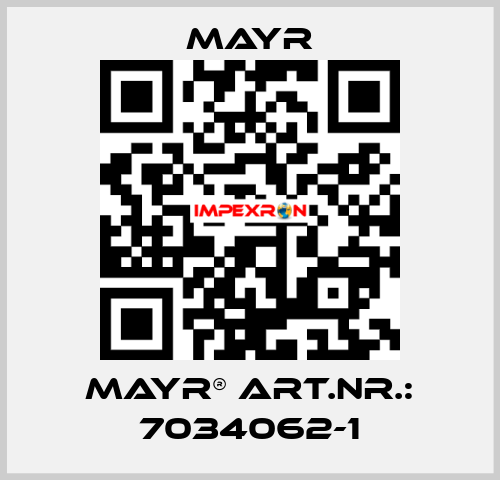 mayr® Art.Nr.: 7034062-1 Mayr