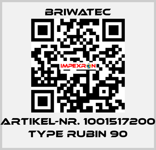Artikel-Nr. 1001517200 Type RUBIN 90 Briwatec