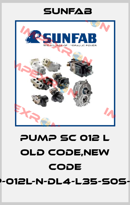 PUMP SC 012 L old code,new code SAP-012L-N-DL4-L35-S0S-000 Sunfab