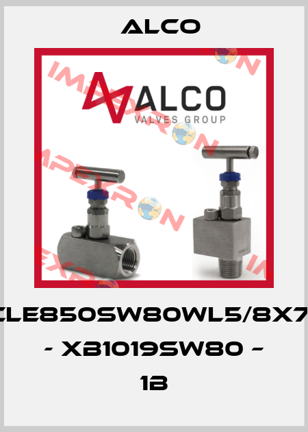 TCLE850SW80WL5/8X7/8 - XB1019SW80 – 1B Alco