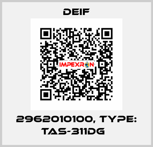 2962010100, Type: TAS-311DG　 Deif
