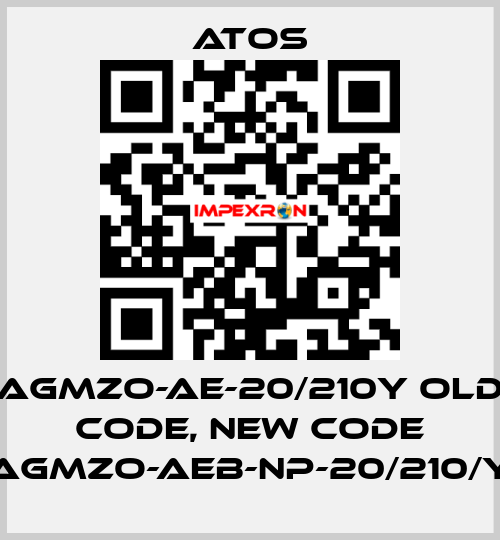 AGMZO-AE-20/210Y old code, new code AGMZO-AEB-NP-20/210/Y Atos