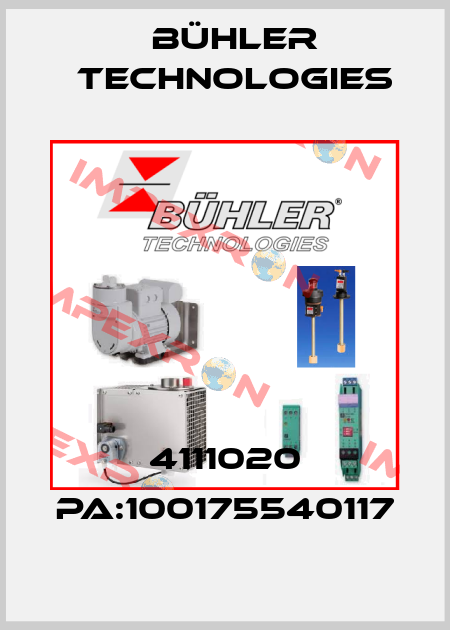 4111020 PA:100175540117 Bühler Technologies