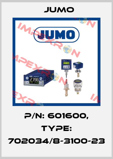 P/N: 601600, Type: 702034/8-3100-23 Jumo