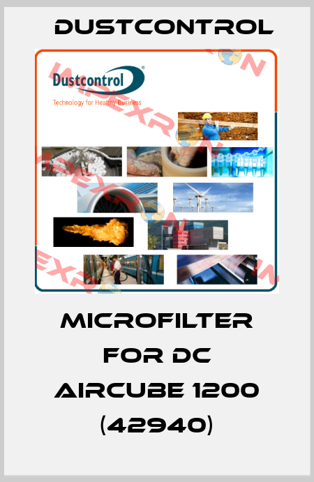 Microfilter for DC AirCube 1200 (42940) Dustcontrol