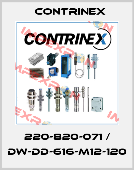 220-820-071 / DW-DD-616-M12-120 Contrinex