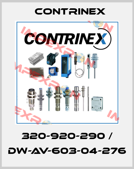 320-920-290 / DW-AV-603-04-276 Contrinex