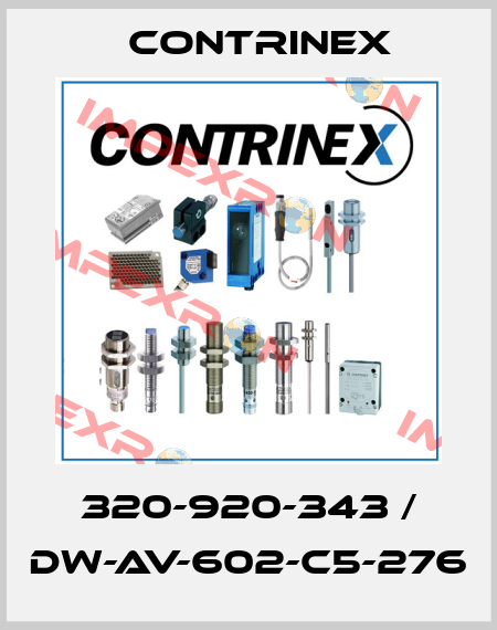 320-920-343 / DW-AV-602-C5-276 Contrinex
