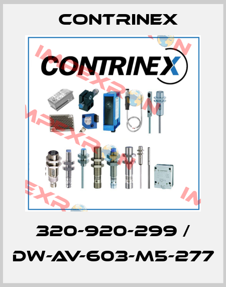 320-920-299 / DW-AV-603-M5-277 Contrinex