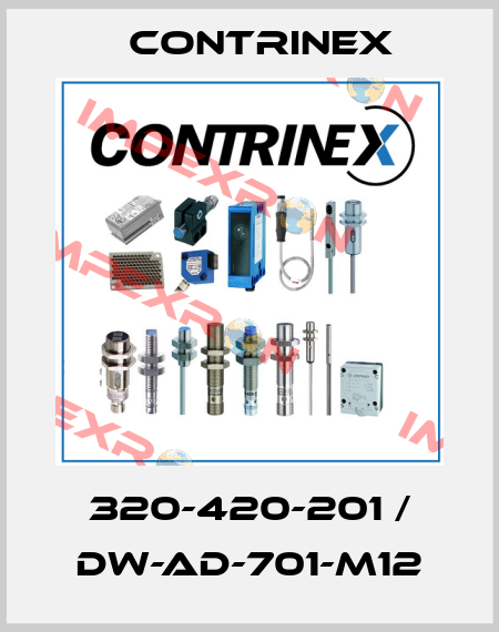 320-420-201 / DW-AD-701-M12 Contrinex