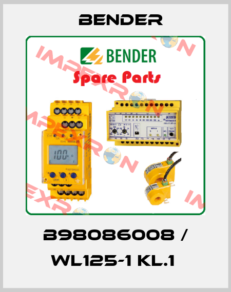 B98086008 / WL125-1 KL.1  Bender