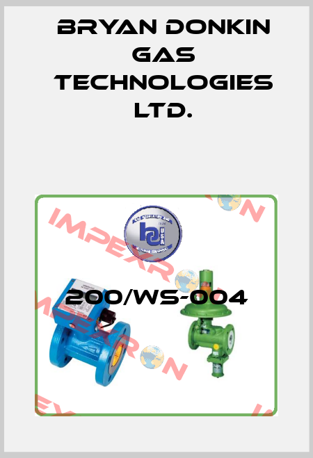 200/WS-004 Bryan Donkin Gas Technologies Ltd.