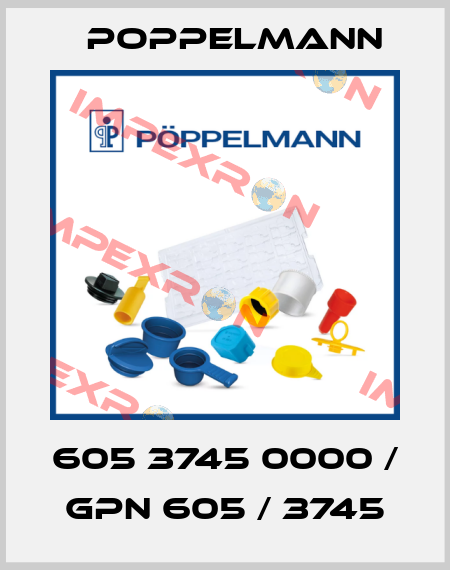 605 3745 0000 / GPN 605 / 3745 Poppelmann