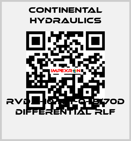 RVDA-10-N-T-0-15/70D DIFFERENTIAL RLF Continental Hydraulics