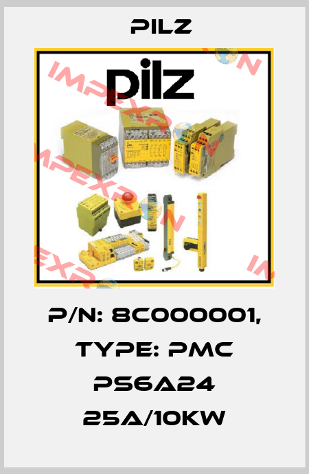 p/n: 8C000001, Type: PMC PS6A24 25A/10KW Pilz