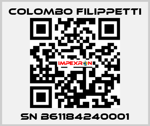 SN B61184240001 Colombo Filippetti
