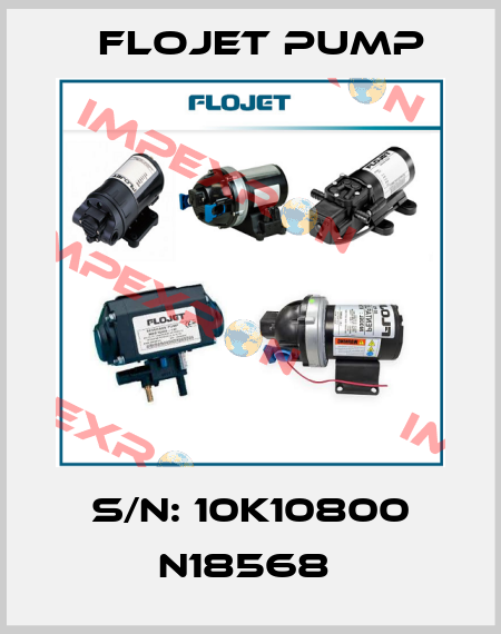 S/N: 10K10800 N18568  Flojet Pump