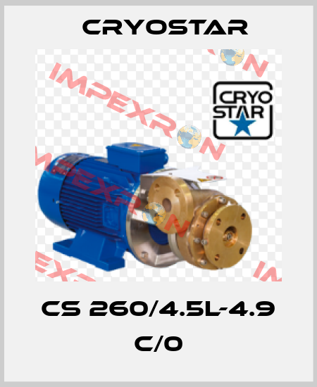 CS 260/4.5L-4.9 C/0 CryoStar