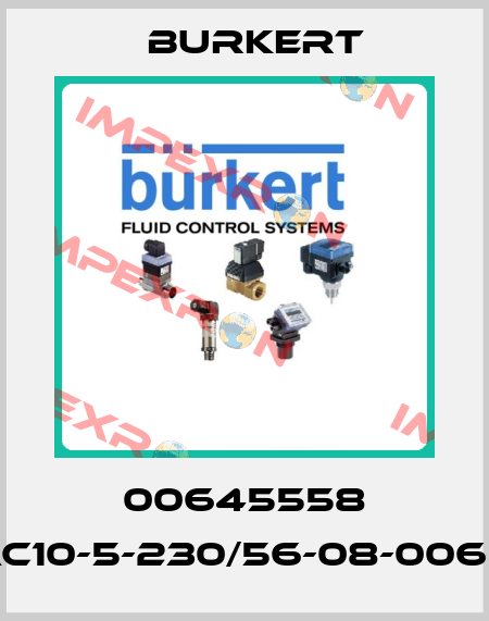 00645558 (SET1-AC10-5-230/56-08-00645558) Burkert