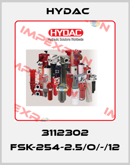 3112302 FSK-254-2.5/O/-/12 Hydac
