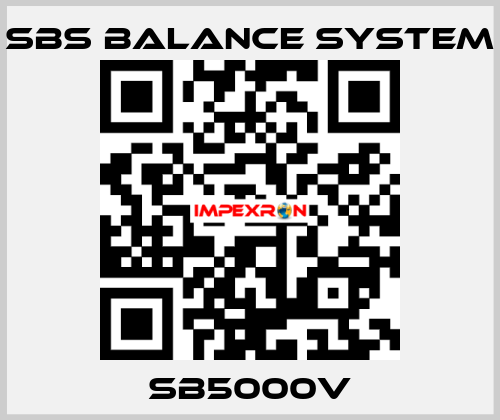SB5000V SBS BALANCE SYSTEM