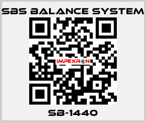 SB-1440 SBS BALANCE SYSTEM