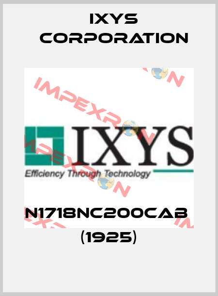 N1718NC200CAB  (1925) Ixys Corporation