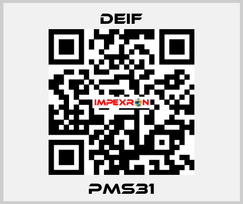 PMS31 Deif