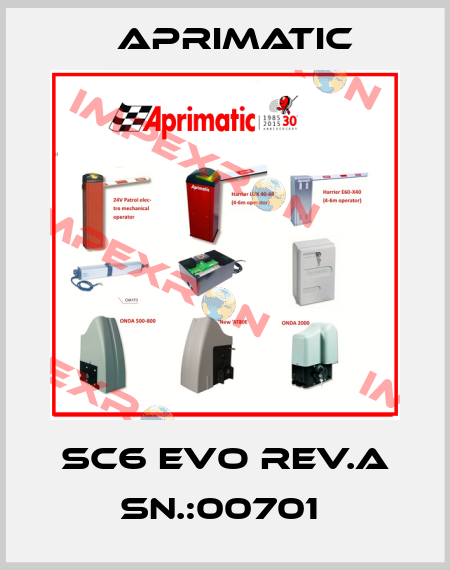 SC6 EVO REV.A SN.:00701  Aprimatic