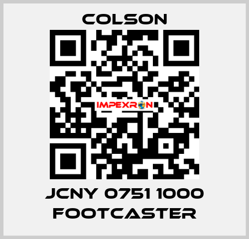JCNY 0751 1000 FOOTCASTER Colson