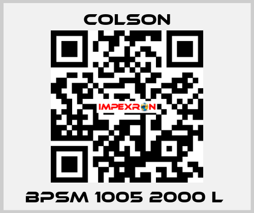 BPSM 1005 2000 L  Colson