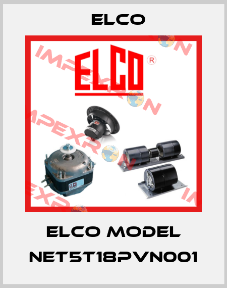 ELCO model NET5T18PVN001 Elco