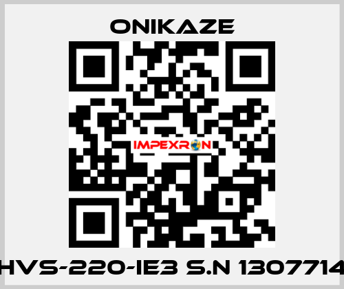 HVS-220-IE3 S.N 1307714 Onikaze