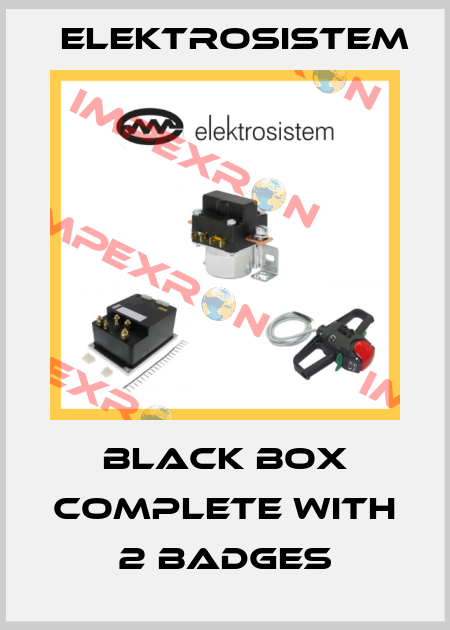 Black box complete with 2 badges Elektrosistem