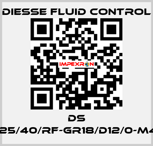 DS LG-RBR17-25/40/RF-GR18/D12/0-M420-CS/CS DIESSE Fluid Control