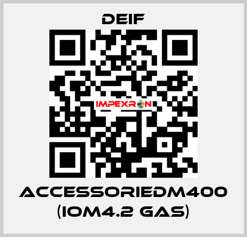 AccessorieDM400 (IOM4.2 GAS) Deif