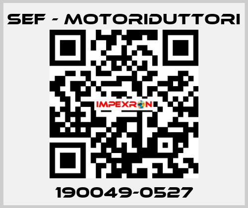 190049-0527 SEF - MOTORIDUTTORI