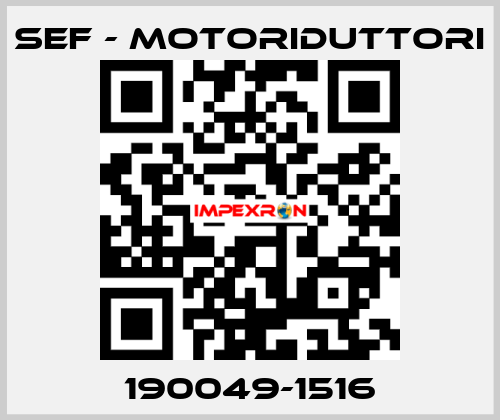 190049-1516 SEF - MOTORIDUTTORI