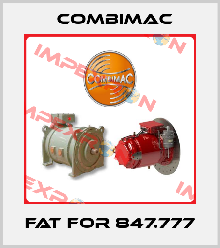 fat for 847.777 Combimac