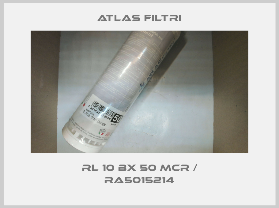 RL 10 BX 50 mcr / RA5015214 Atlas Filtri
