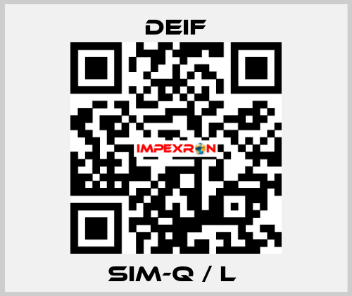 SIM-Q / L  Deif