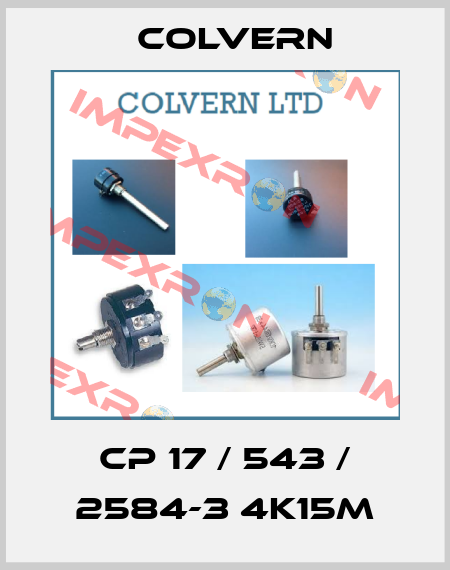 CP 17 / 543 / 2584-3 4K15M Colvern