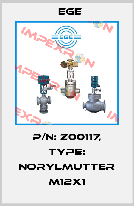 p/n: Z00117, Type: Norylmutter M12x1 Ege