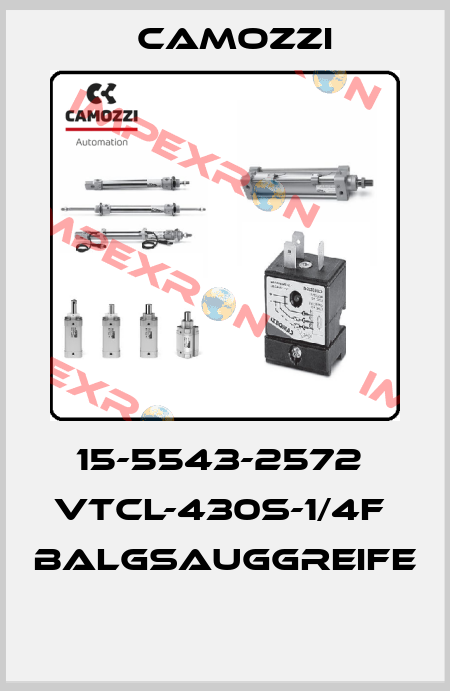 15-5543-2572  VTCL-430S-1/4F  BALGSAUGGREIFE  Camozzi