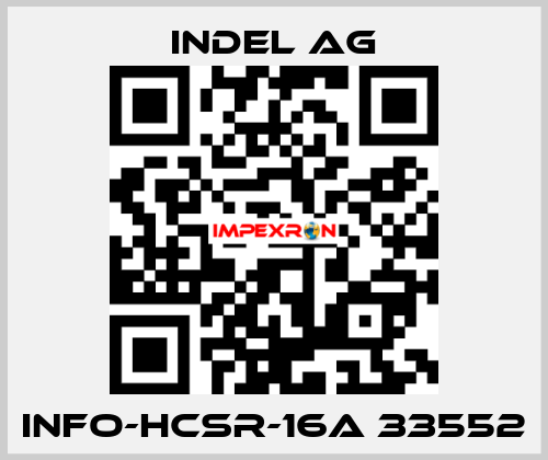 INFO-HCSr-16A 33552 INDEL AG