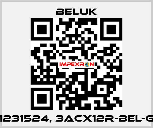 1231524, 3ACX12R-BEL-G Beluk
