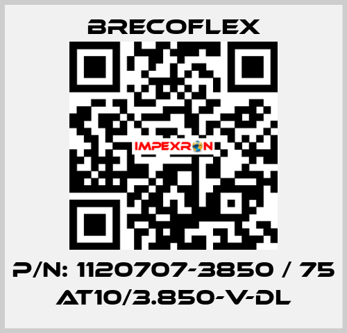 P/N: 1120707-3850 / 75 AT10/3.850-V-DL Brecoflex