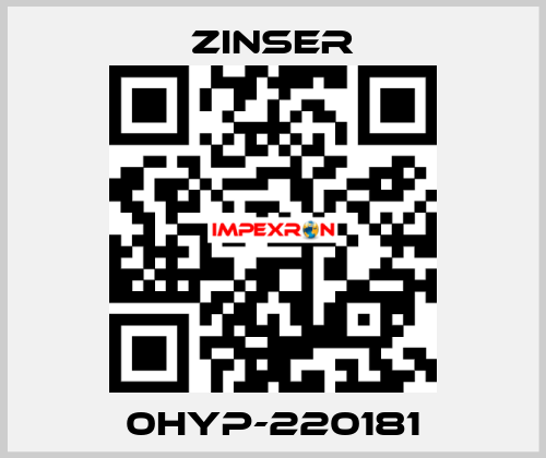 0HYP-220181 Zinser
