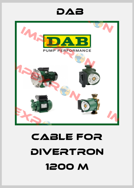 Cable for DIVERTRON 1200 M DAB